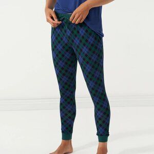 Little Sleepies Emerald Plaid Women's Pajama Pants (Small)